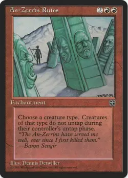 1 x An-Zerrin Ruins - Homelands - LP - MTG - Image 1