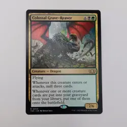 Colossal Grave-Reaver MTG Rare Magic The Gathering Tarkir: Dragonstorm Commander - Image 1