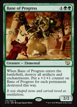 1x Bane of Progress Moderate Play MTG Magic - Kid Icarus - - Image 1