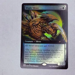 SLD Might Sliver (Extended Art) Secret Lair Drop Foil MTG NM - Image 1