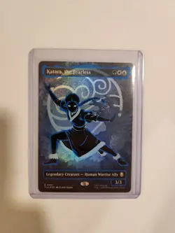 Magic the Gathering Avatar Katara the Fearless Neon Ink - Image 1