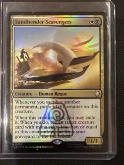 MTG Sandbender Scavengers [Prerelease Foil] Avatar TLA 0239 Date Stamped Rare NM - Image 1