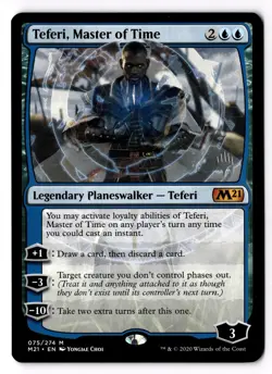 Teferi, Master of Time 75 Promo Pack: Core Set 2021 Normal LP - Image 1