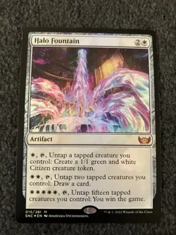 Magic The Gathering MTG - Halo Fountain Foil - Streets of New Capenna - Image 1