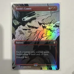 Sozin's Comet (0309) - Foil - Borderless M MTG Avatar: The Last Airbender M/N - Image 1