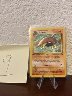 Kabuto NM - MINT 50/62 1st Edition Fossil Pokemon TCG Regular 💎🔥💎🔥💎 - Image 2