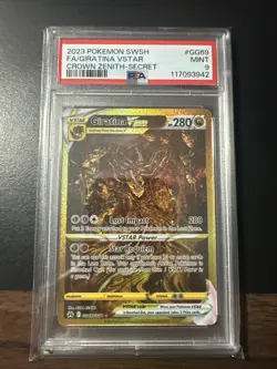 2023 POKEMON SWORD & SHIELD CROWN ZENITH SECRET FULL ART/GIRATINA VSTAR PSA 9 - Image 1