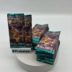 Lot of (60) Pokemon TCG Korean Ruler Of Black Flame sv3 Booster Packs SEALED - Image 1