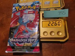 22.60g (Heavy for Lot) Paradox Rift Pokemon Booster Pack - Sealed #355 - Image 1