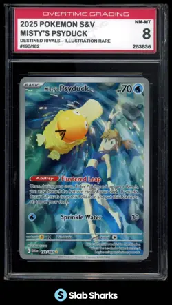 2025 POKEMON SV DESTINED RIVALS - DRI EN #193/182 MISTY'S PSYDUCK IR OT 8 - Image 1
