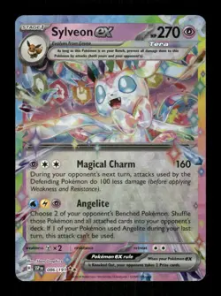 Pokemon Sylveon ex Double Rare SV08: Surging Sparks 086/191 NM - Image 1