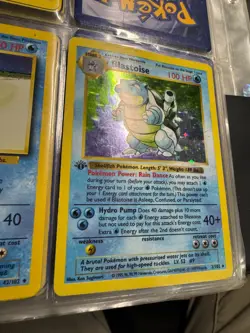 Pokemon Blastoise 1st Edition Holo - Base Set - 2/102 - WOTC - Heavy Play - Image 3