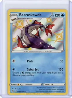 Barraskewda SV032/SV122 Shiny Vault Holo Rare| 2021 Shining Fates | Pokemon TCG - Image 1