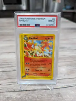 2002 Pokemon Expedition Rapidash 62/165 PSA 10 💎 GEM Mint E Reader Series - Image 1