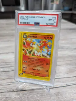 2002 Pokemon Expedition Rapidash 62/165 PSA 10 💎 GEM Mint E Reader Series - Image 2