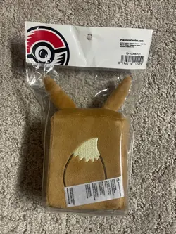 Pokemon TCG Fuzzy Eevee Deck Box Pokemon Center New FACTORY SELAED SOLD OUT - Image 2