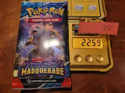 22.59g (Heavy HEAVIEST) Twilight Masquerade Pokemon Booster Pack - Sealed #350 - Image 1