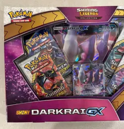 2018 POKEMON SHINING LEGENDS COLLECTION SHINY DARKRAI GX BOX SET SEALED - Image 2