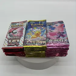 Lot (80) Pokemon Korean 151 Fusion Super Electric Breaker Booster Packs SEALED - Image 1