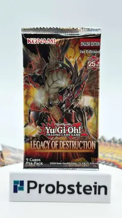 Lot of (102) Yu-Gi-Oh! TCG Legacy Of Destruction Booster Packs SEALED - Image 2