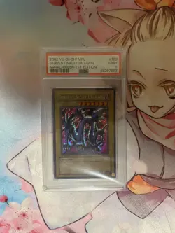 2002 YU-GI-OH! MRL-MAGIC RULER 1ST EDITION #103 SERPENT NIGHT DRAGON PSA 9 - Image 1