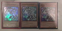 3x Yugioh - Evening Twilight Knight DOCS-EN023 Super Rare 1st Ed LP - Image 1