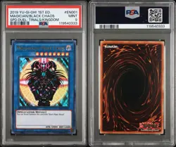 2019 YU-GI-OH! SPEED DUEL: TRIALS OF THE KINGDOM MAGICIAN OF BLACK CHAOS PSA 9 - Image 1
