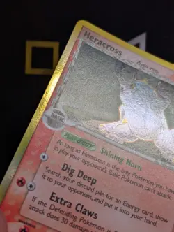 Heracross - 3/101 - Ex Dragon Frontiers Holo Rare Pokemon Card - NM - Image 2