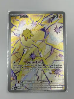 Joltik Stellar Crown Illustration Rare Pokemon TCG Card 150/142 NM Condition - Image 1