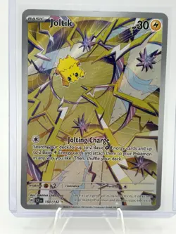 Joltik Stellar Crown Illustration Rare Pokemon TCG Card 150/142 NM Condition - Image 2
