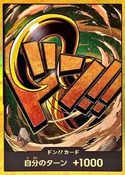 DON !! Card (Crocodile) Gold Frame ONE PIECE Card The Best PRB01 Japanese TCG NM - Image 1