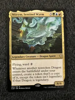 Magic The Gathering MTG - Miirym, Sentinel Wyrm - Battle for Baldur's Gate - Image 1
