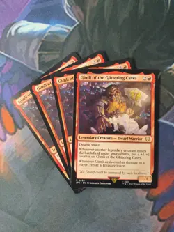 Gimli of the Glittering Caves x 4 | 7% Off 2+ | UB: Lord of the Rings | NM | MTG - Image 1