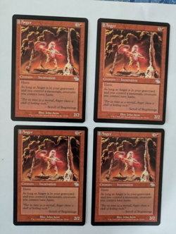 4 Anger Judgement MTG NM Free shipping with tracking - Image 1