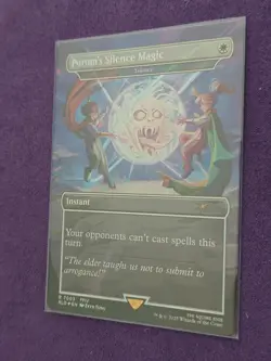 Porom’s Silence Magic R 7003 Instant Final Fantasy Mtg Foil NM - Image 2