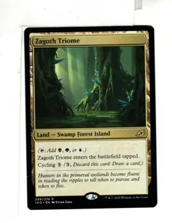 MTG SkeenAB Zagoth Triome from Ikoria. NM. - Image 1