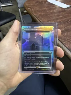 MTG White Tower of Ecthelion - Karakas Surge Foil Lord Of The Rings - Image 4