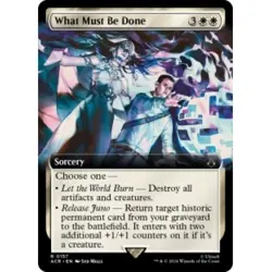 WHAT MUST BE DONE (EXTENDED ART) X4 Universes Beyond: Assassin's Creed Magic MTG - Image 1