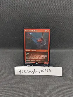 1x Backdraft Hellkite #449 - FOIL ETCHED - Double Masters 2022 2x2 MTG NM - Image 1