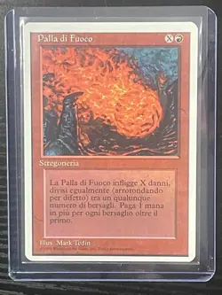 Magic MTG Italian Revised Fireball Artist Proof Near Mint - Only 50 Exist! - Image 3