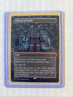 x1 Cavern of Souls LCI MTG 345 BORDERLESS MYTHIC M/NM 1x - Image 1