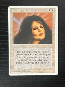Magic MTG Italian Revised Reverse Damage Artist Proof Near Mint - Only 50 Exist! - Image 1