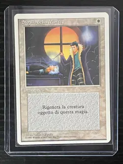 Magic MTG Italian Revised Death Ward Artist Proof Near Mint - Only 50 Exist! - Image 3