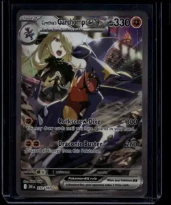 Pokemon TCG Cynthia's Garchomp ex 232/182 Destined Rival Special Illustration NM - Image 1