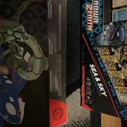 Pokemon TCG Crown Zenith Sea and Sky Premium Box Set Lot of 3 (Damaged) - Image 5