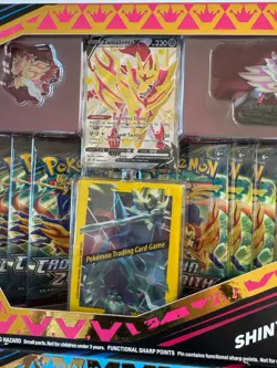x2 Crown Zenith Shiny Zacian Zamazenta Premium Figure Collection Box Set Pokemon - Image 3