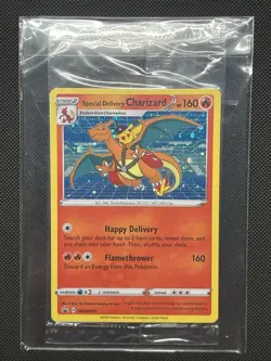 Pokemon Promo - Special Delivery Charizard SWSH075 Holo Sealed Near Mint (C) - Image 1