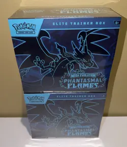 Pokemon Phantasmal Flames Elite Trainer Box ETB Lot of 2 - Brand New Sealed - Image 1