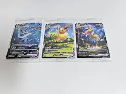 Pokemon 2024 TCG S-Chinese Jolteon Flareon Vaporeon Vmax CSHC-003/006/009 unpack - Image 2
