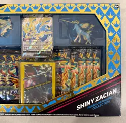 2023 POKEMON CROWN ZENITH SHINY ZACIAN PREMIUM FIGURE COLLECTION SEALED B - Image 3